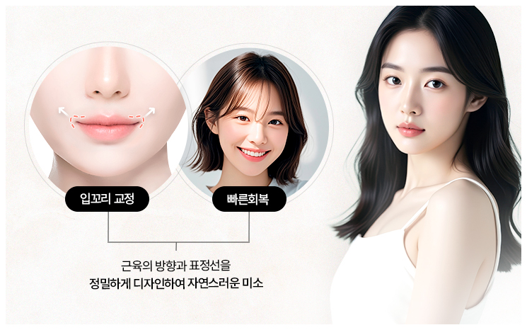 리트머스성형외과 외측입꼬리의 특별함 설명 이미지